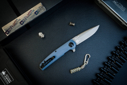 Складной нож Biker Z PGK TacWash Gray G10