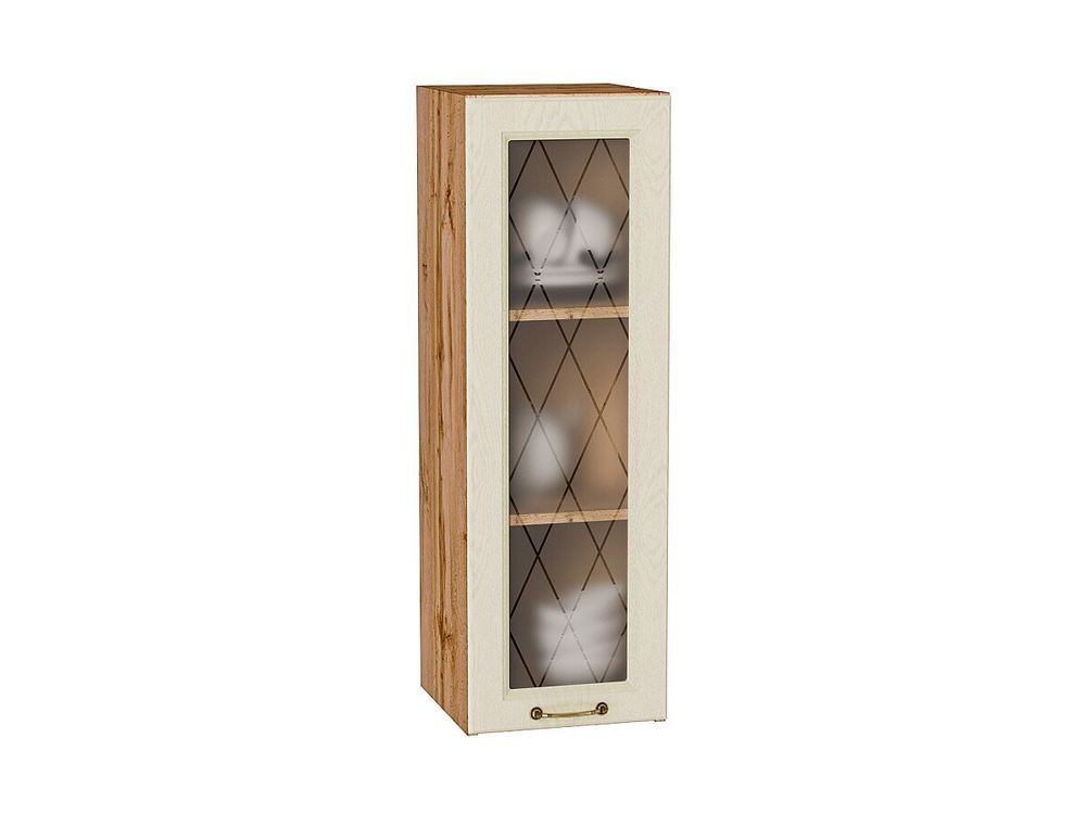 Шкаф верхний с 1-ой остекленной дверцей Ницца