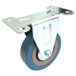 ОПОРА КОЛЕСНАЯ НЕПОВОР.НА ПЛОЩ. 75ММ ПЛАСТ/РЕЗИН СЕР 1ШТ