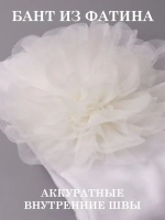 Повязка на голову бантик для девочки