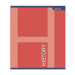 Комплект предметных тетрадей А5 36л., 10 предметов, со справочным материалом, скрепка, мелованный картон (эконом), блок офсет, Alingar "Letters"