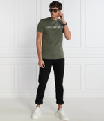 Футболка INSTITUTIONAL LOGO CALVIN KLEIN JEANS - зеленый(J30J322344)