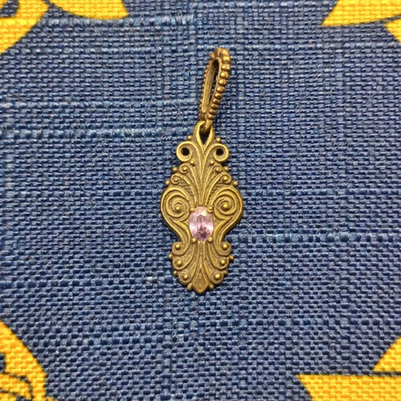 Подвеска. Проросток Жизни с камнем.