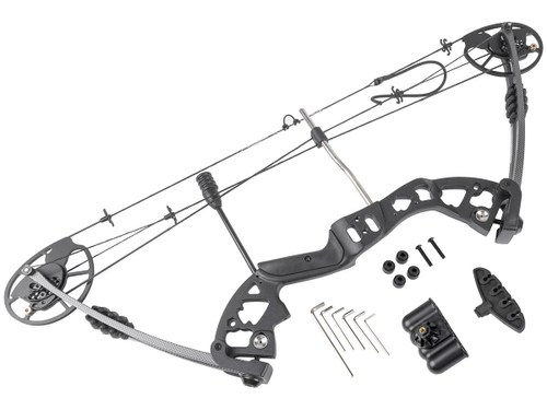 Лук блочный Stinger Comanche, 30-60 lbs/13,6-27,2 кг, алюминий, карбон (SG-BOW-M-60-BLK)