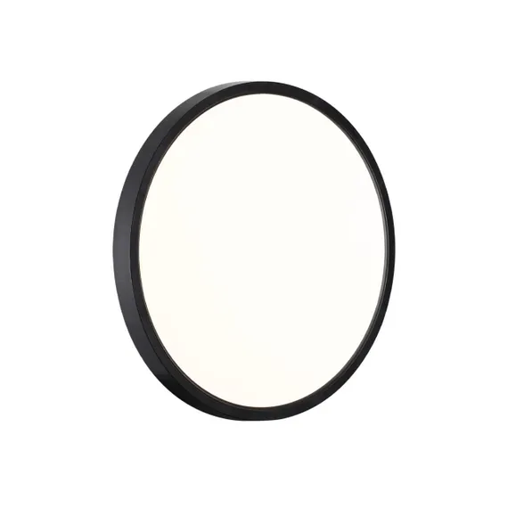 7660/24L MITRA LED SN 087 Светильник пластик/белый/черный LED 24Вт 3000/4000K D300 IP40 ALFA BLACK