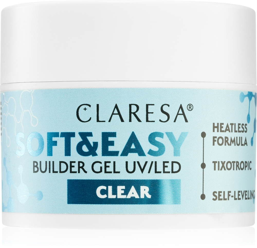Claresa Soft&Easy Builder Gel - гель-праймер для ногтей, 45 g