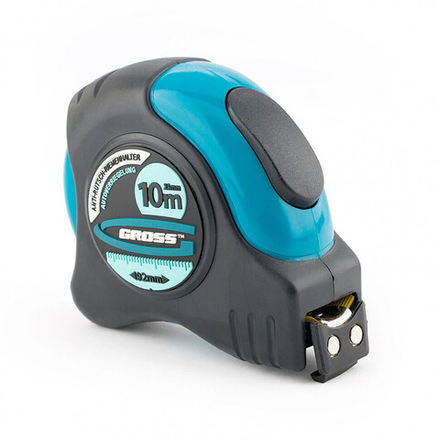 Рулетка 10м*25мм GROSS Schlagfest 