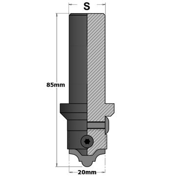 Нож твердосплавный для 616.000 CMT 616.007
