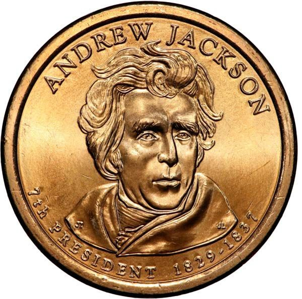 USA 1 Dollar Presidential Andrew Jackson 2008 – Denver (D)
