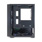 Корпус BaseTech eXtreme GFX-06, Без БП, mATX, чёрный, 4xARGB FAN, 2xUSB2, 1xUSB3, бок: закалённое стекло (BT-GFX-06-MESH-4F-ARGB)