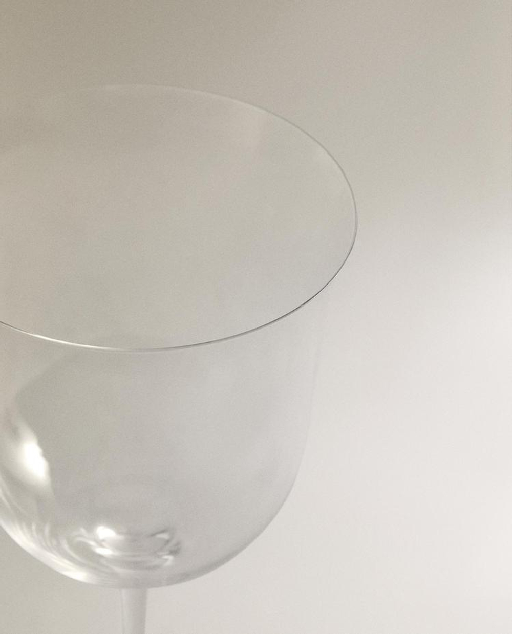 ZARA HOME ХРУСТАЛЬНЫЙ БОКАЛ ДЛЯ ВИНА, ПРОЗРАЧНЫЙ
