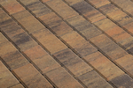 Тротуарная плитка ВАН, форма Брусчатка, h=40мм