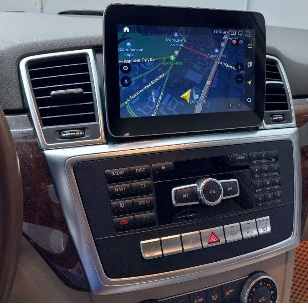 Магнитола для Mercedes-Benz GL (X166) 2012-2015 NTG 4.5/4.7 - Parafar PF8115A138/128GL9 монитор 9" на Android 13, 8Гб+128Гб, CarPlay, 4G SIM-слот