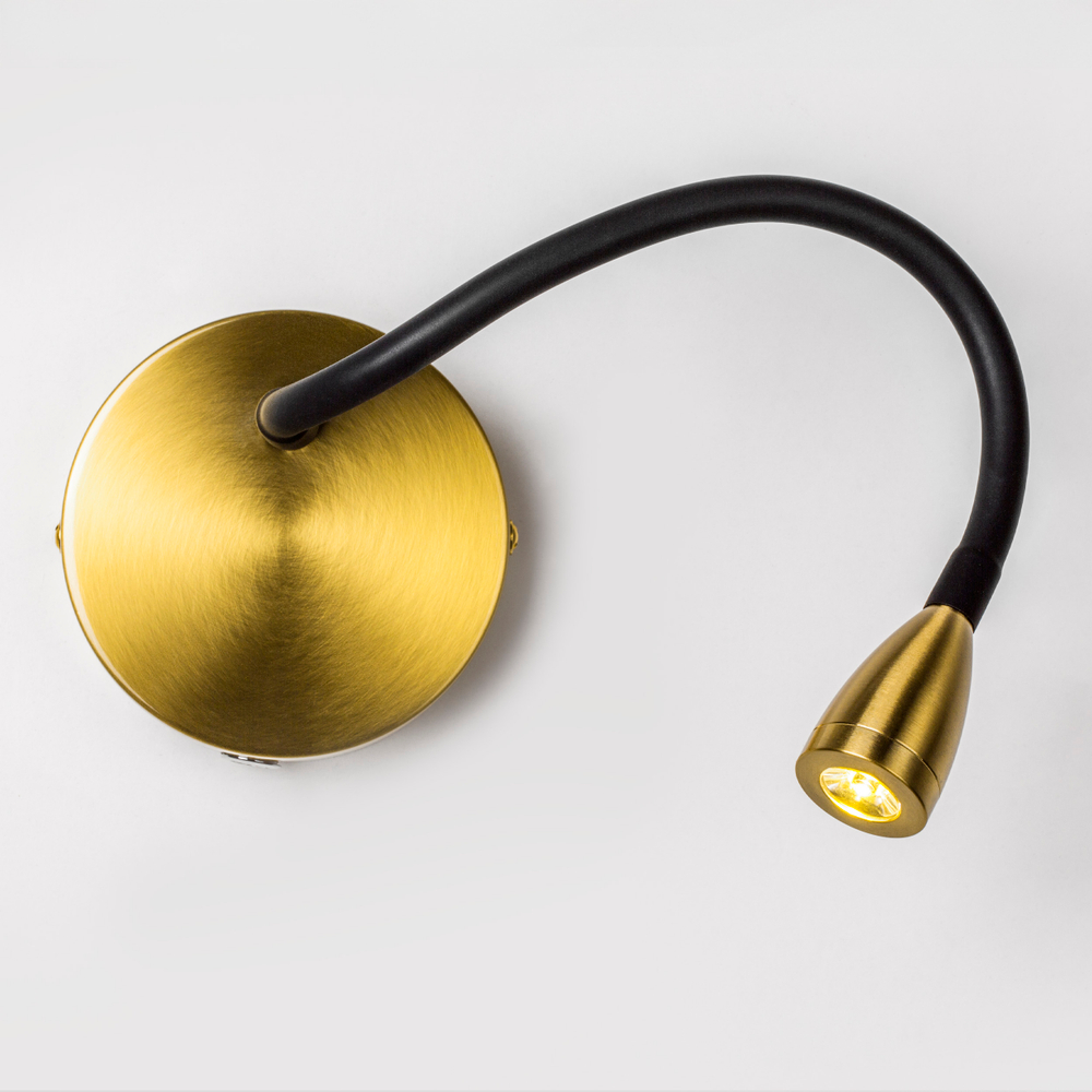 808631 Бра MURO III COB LED 3W 200LM 30G ЛАТУНЬ 3000K