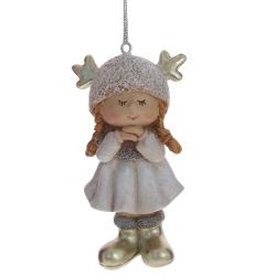 GAEM Изделие декоративное подвесное "Мальчик/Девочка", L5 W4 H9,5 см, 2в.