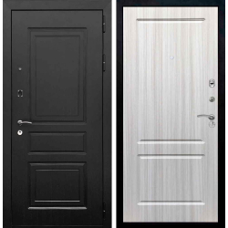Входная металлическая дверь (RеX) РЕКС 6 Лондон Венге / ФЛ 117 Сандал белый
