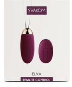Фиолетовое виброяйцо Elva с пультом ДУ