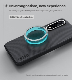 Чехол усиленный от Nillkin c встроенным круглым магнитом для OnePlus Nord 5 и Ace 5 Ultra, серия Super Frosted Shield Pro Magnetic Case