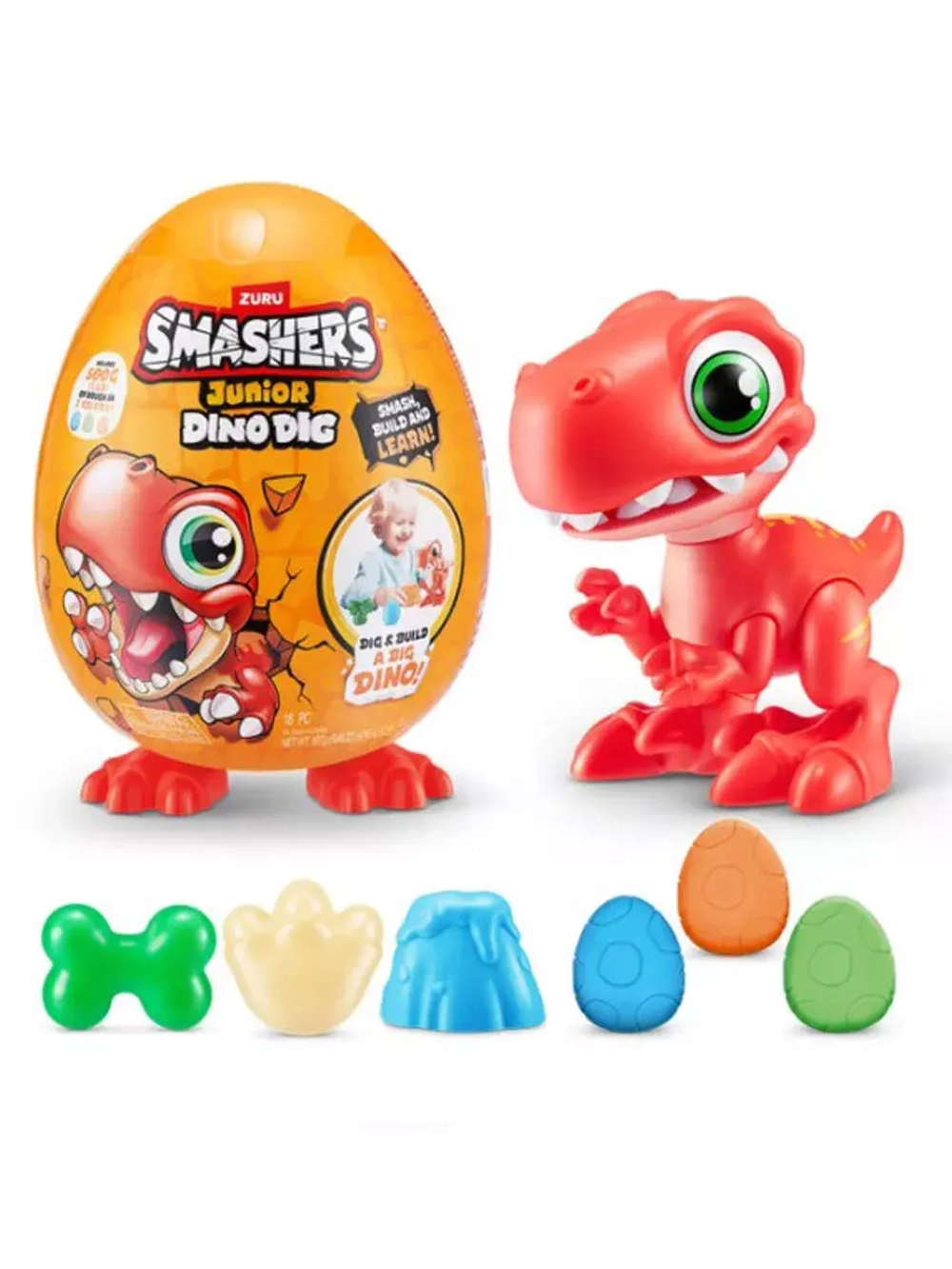 Игрушка фигурка сюрприз яйцо Zuru Smashers Junior Dino Dig
