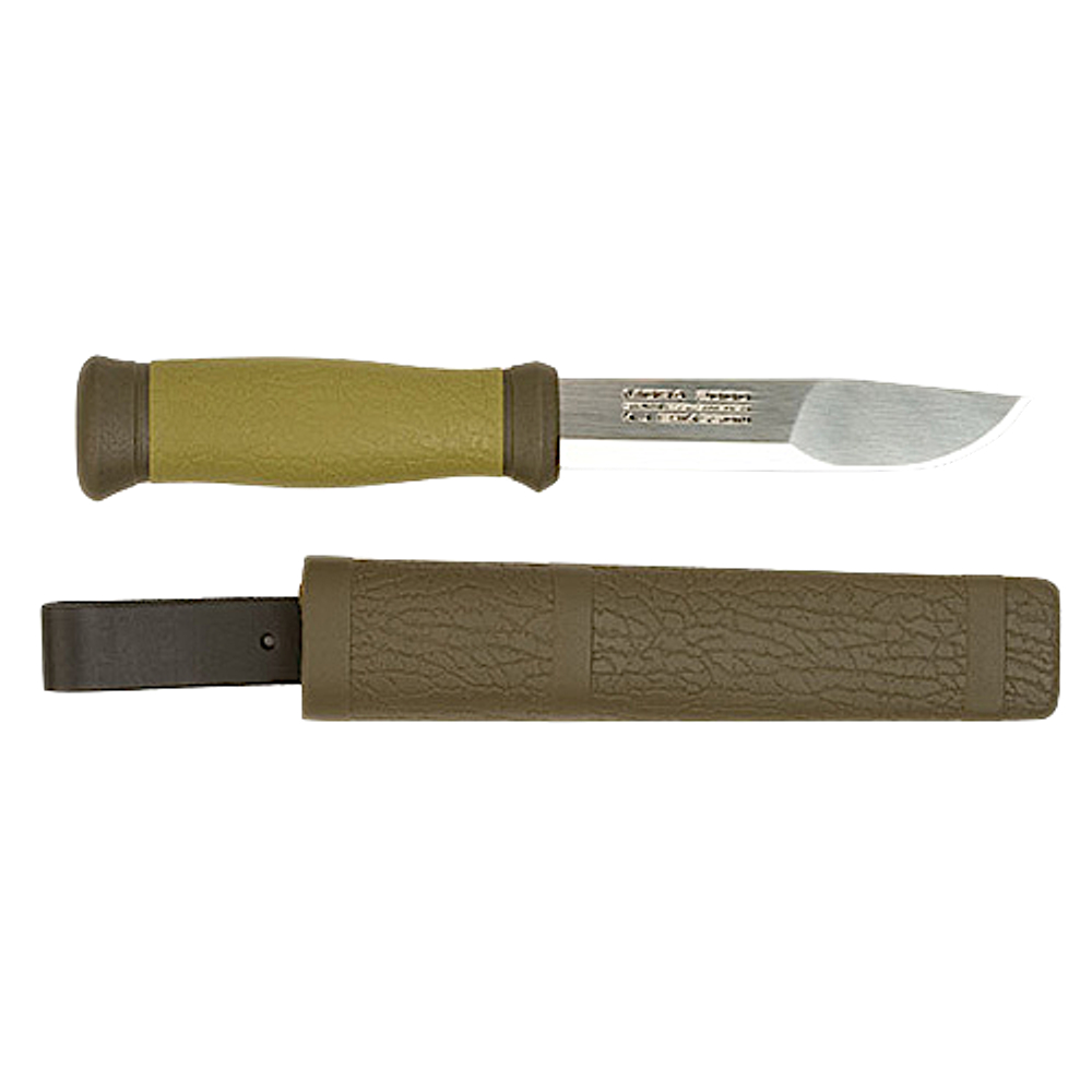 Нож MoraKNIV 10629 (1-2000 SB) универс.2000 в пласт.ножнах дл.лез.115мм Green 131266