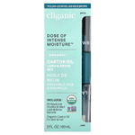Cliganic, Dose of Intense Moisture™, органическое касторовое масло, набор для ресниц и бровей, 60 мл (2 жидк. унции)