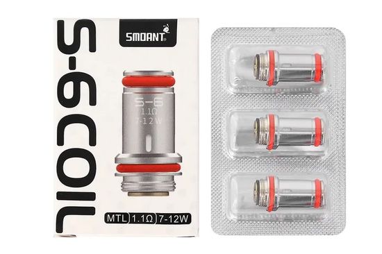 Испаритель Smoant S6 Coil Tight MTL 1.1ohm / 7-12W (Santi / Charon Baby Plus)