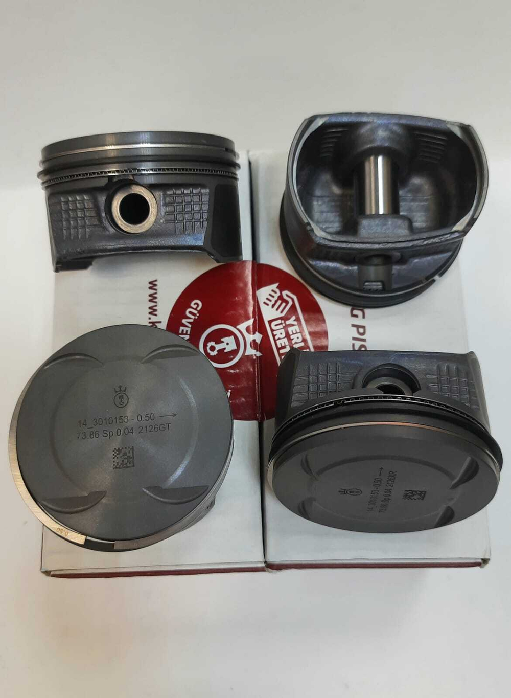 Поршни с кольцами +0.50 Z12XEP KING PISTONS