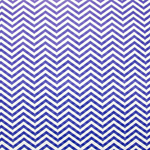 Упаковочная бумага, Крафт 70гр (0,5*10 м) Зигзаги, Синий, 1 шт.