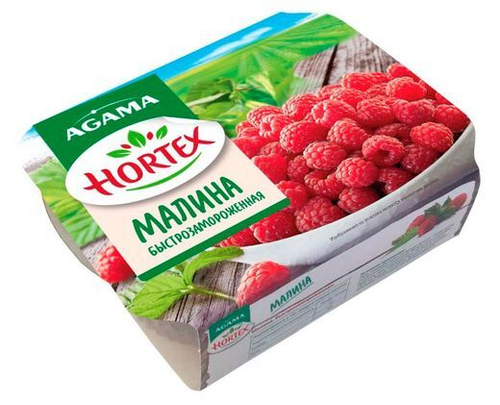 Малина Agama Hortex целая замороженная, 200 г