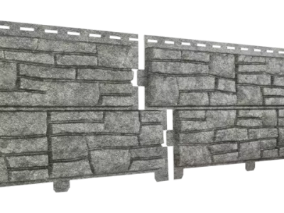 Сайдинг Ю-Пласт "Стоун-Хаус" Серия СЛАНЕЦ бежевый