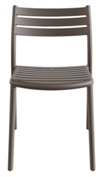 Стул пластиковый Papatya Hisar-S, тортора