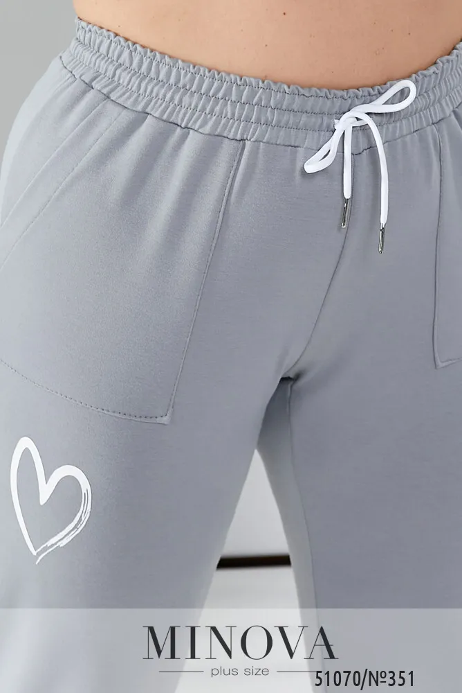 Штаны 351-светло серый Minova