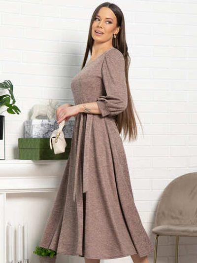 Платье трикотажное Ирина НЬЮ (кофе) П15220-9М LT Collection