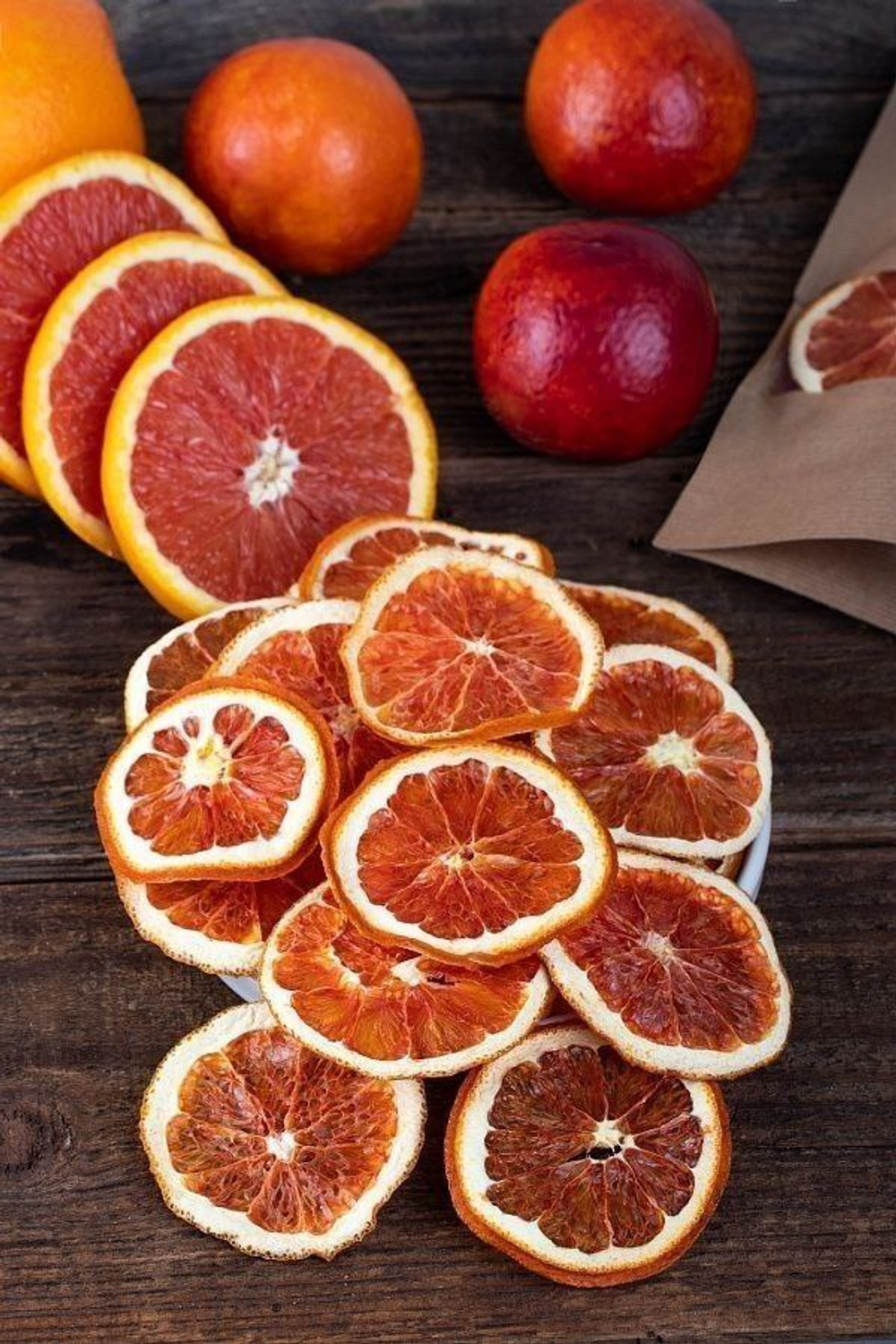 Апельсины красные сушеные, 50 г от eco-apple.ru