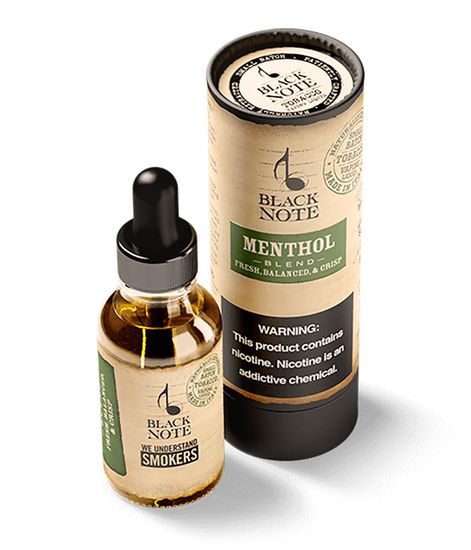 Жидкость Black Note (30 мл, 3 мг) Solo (Menthol Blend)