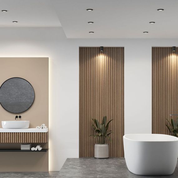 Встраиваемый светильник Denkirs Facet DK3016-BK