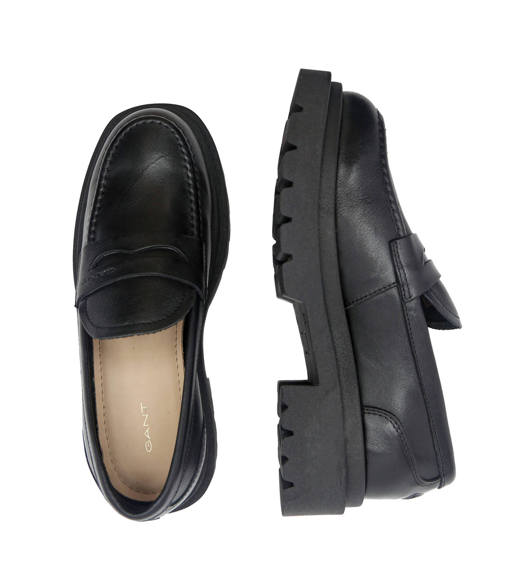 Кожаные мокасины Gant - черный(26571761)