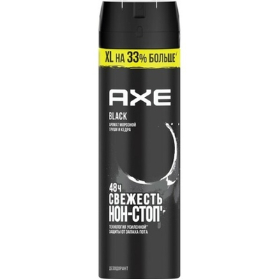 AXE Аэрозоль д/муж.BLACK 200 мл.