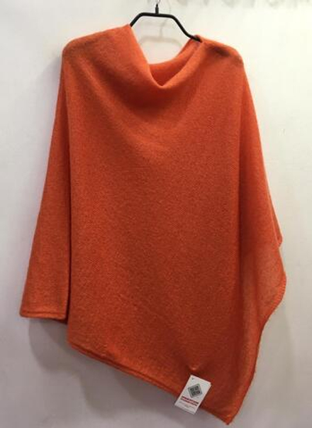 Накидка женская Т027-18 оранжевая