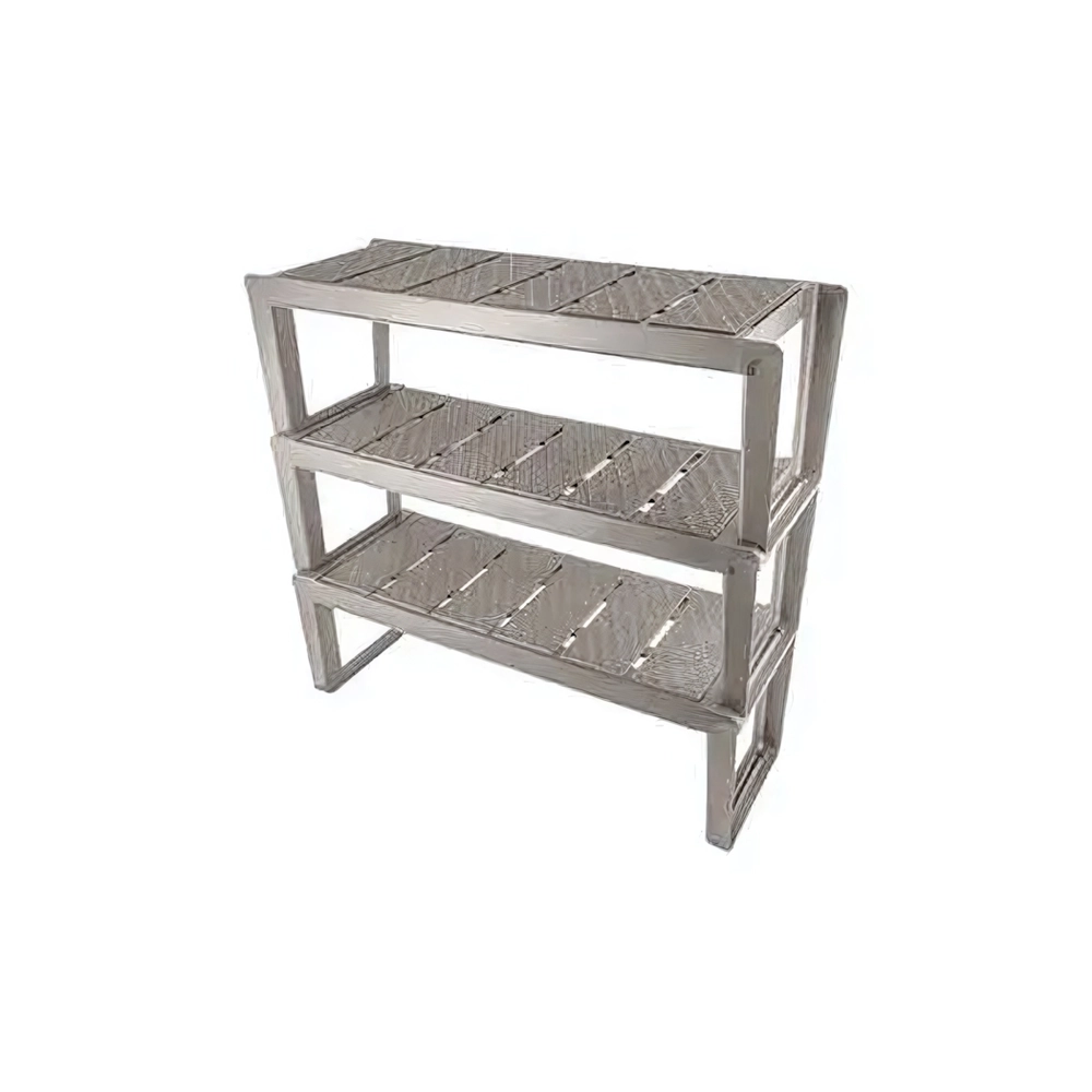 Этажерка для обуви Wenge 3 полки, 720х700мм (серый)