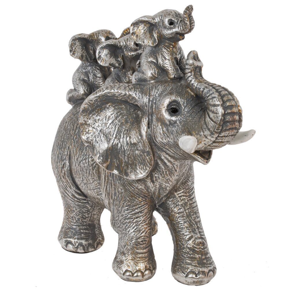 GAEM Фигурка декоративная "Слоны", L16 W8 H16 см