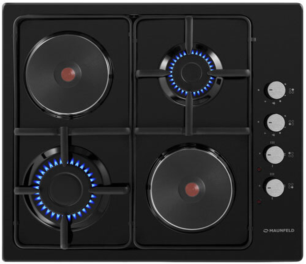 Комбинированная варочная панель Maunfeld EEHE.64.5EB/KG