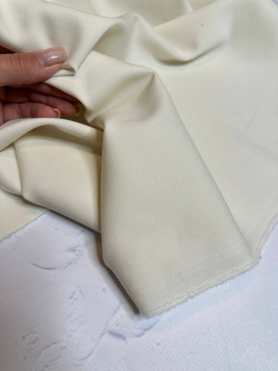 Костюмно-плательная жаккардовая шерсть с эластаном (L.Piana, 95%шерсть/5%эластан, Жемчужный лен, 141, 280 гр/м2)