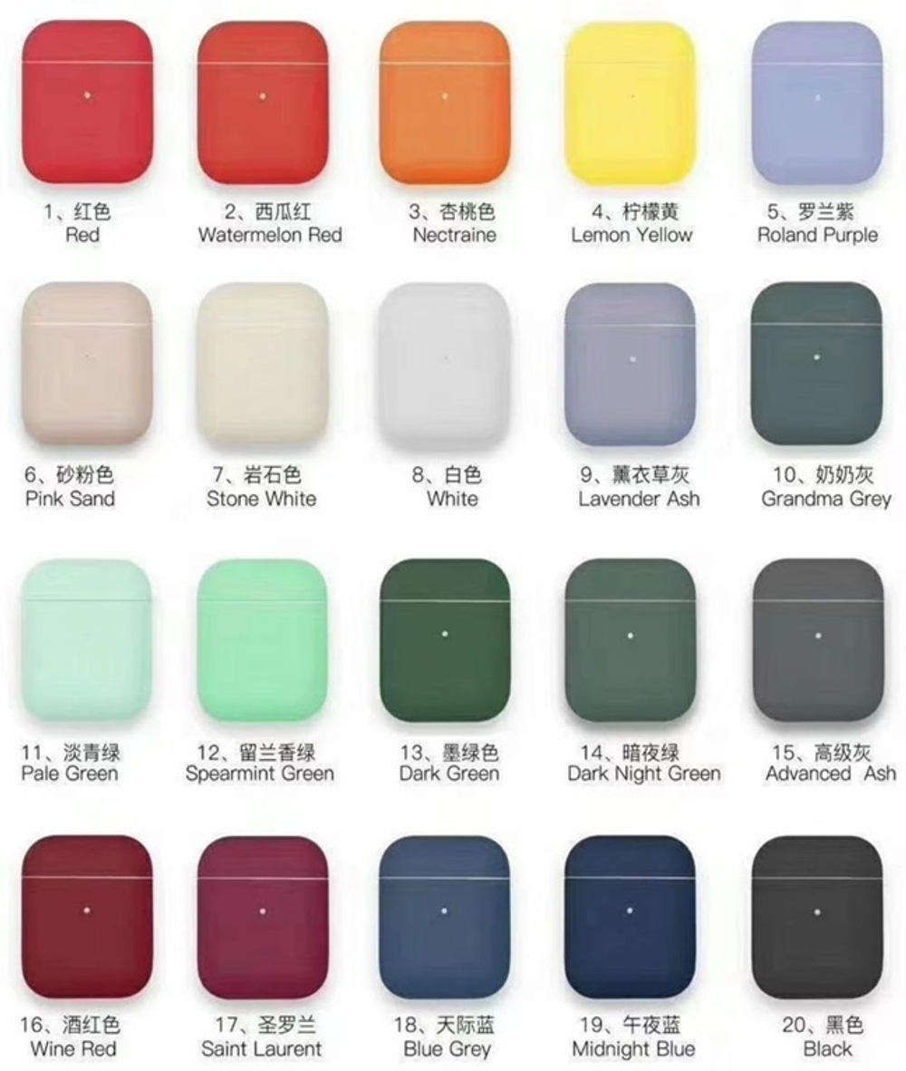 Тонкий силикон для AirPods 1/2