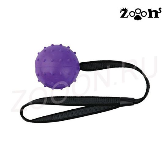 Trixie Мяч резиновый на веревке диаметр 5 см, длина 32 см