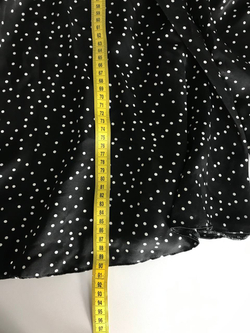 Платье в мелкий горошек, визуально 48 размер