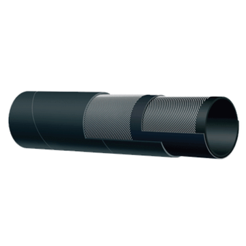 Рукав для абразивных материалов и строительных смесей DN 102 OD120 Р=10 серия VERSO ABRASIVE (S&D, Износостойкость 60 мм3)