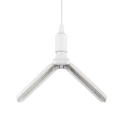 Фитолампа для растений светодиодная ЭРА GREEN LINE ФИТО-20W-PFR-E27-GR 2-х лепестковая полного спектра 20 Вт Е27 | Фитолампы Е27