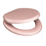 Мягкая крышка-сиденье для унитаза "VANNA LUX" цвет розовый