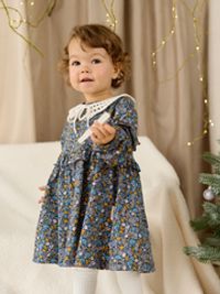 Платье с рюшами "Ночной сад" 0+